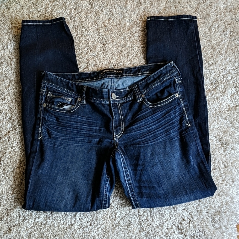 Express Stella  low rise skinny jeans size 10 long